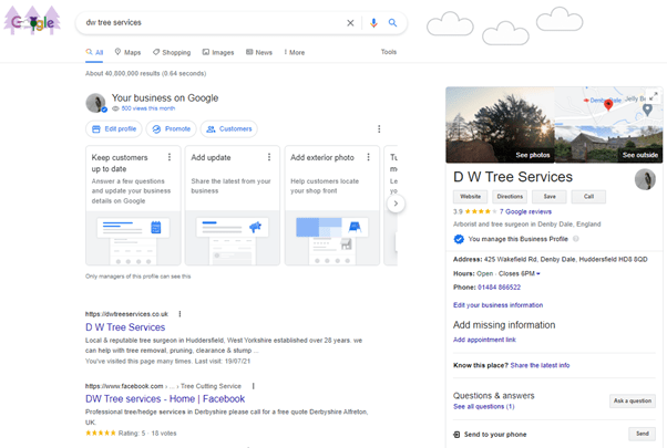 Google Business Profile Example